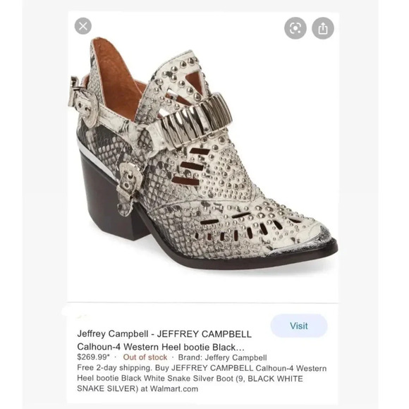 Jeffrey Campbell Western Slingback Booties - Picture 7 of 7